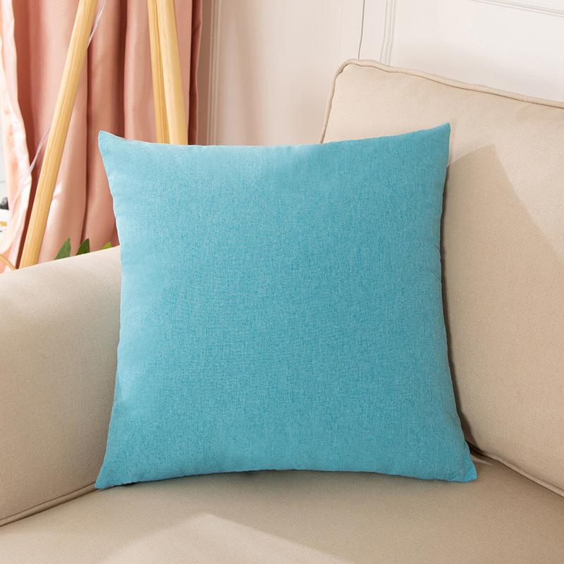 Cotton Pillow Cover Sofa Cushion Bedside Large Waist Pillow Bedside Rectangular Nordic Small Lumbar Support Pillow Pillowcase