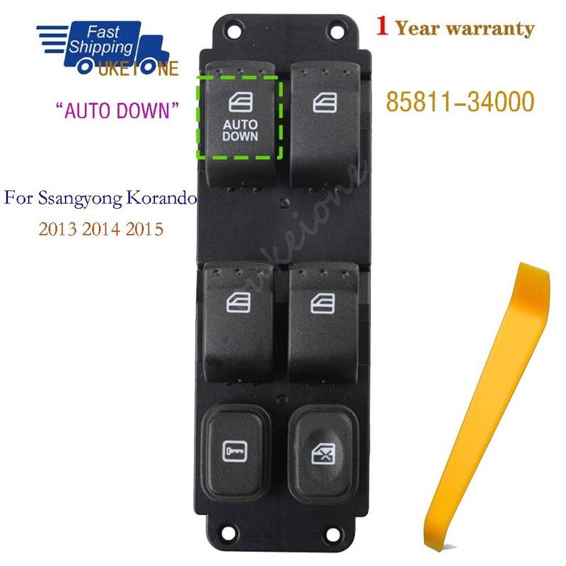 

85811-34000 For Ssangyong Korando 2013 2014 2015 Front Left Electric Power Window Switch lifter Control regulator Button Parts