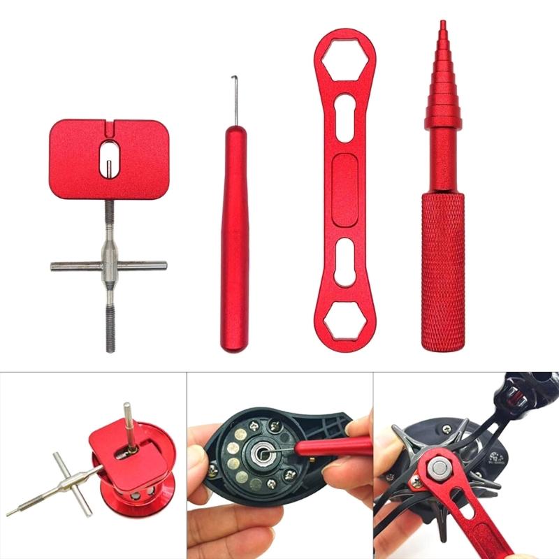 DIY Pin Remover Tool Stainless Steel Fishing Reel Bearing Pin Remover Lightweight Portable Baitcasting Maintenance Tools