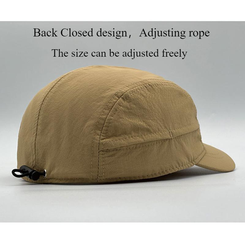 Cappello Giapponese Taglia Grande 63Cm A Tesa Corta Per Uomo Estivo Chiuso Dietro Cappellino da Baseball Versatile Top Morbido Cappello da Sole Asciugatura Rapida Per Donna