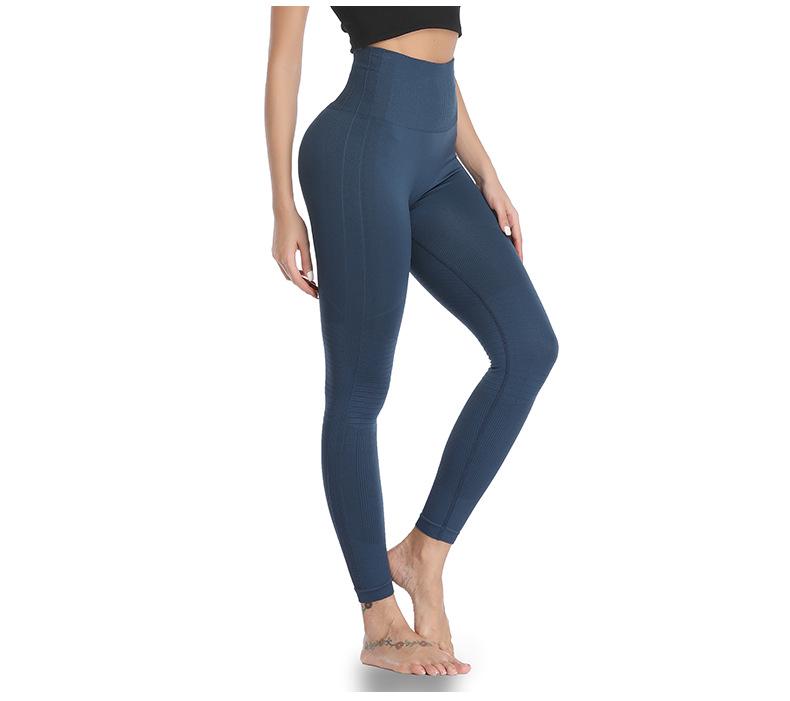 

Women s Peach Butt Lift High Waist Yoga Pants - Stretchy Tight Fitness Leggings Medium темно-синього кольору