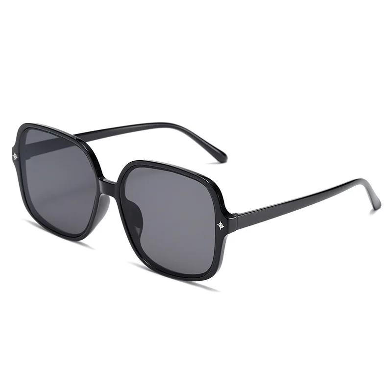 New Large Frame Rice Nail sunglasses Fashion Women's Outdoor Sunshade Sun Glasses Women Gradient Glasses UV400 Oculos De Sol