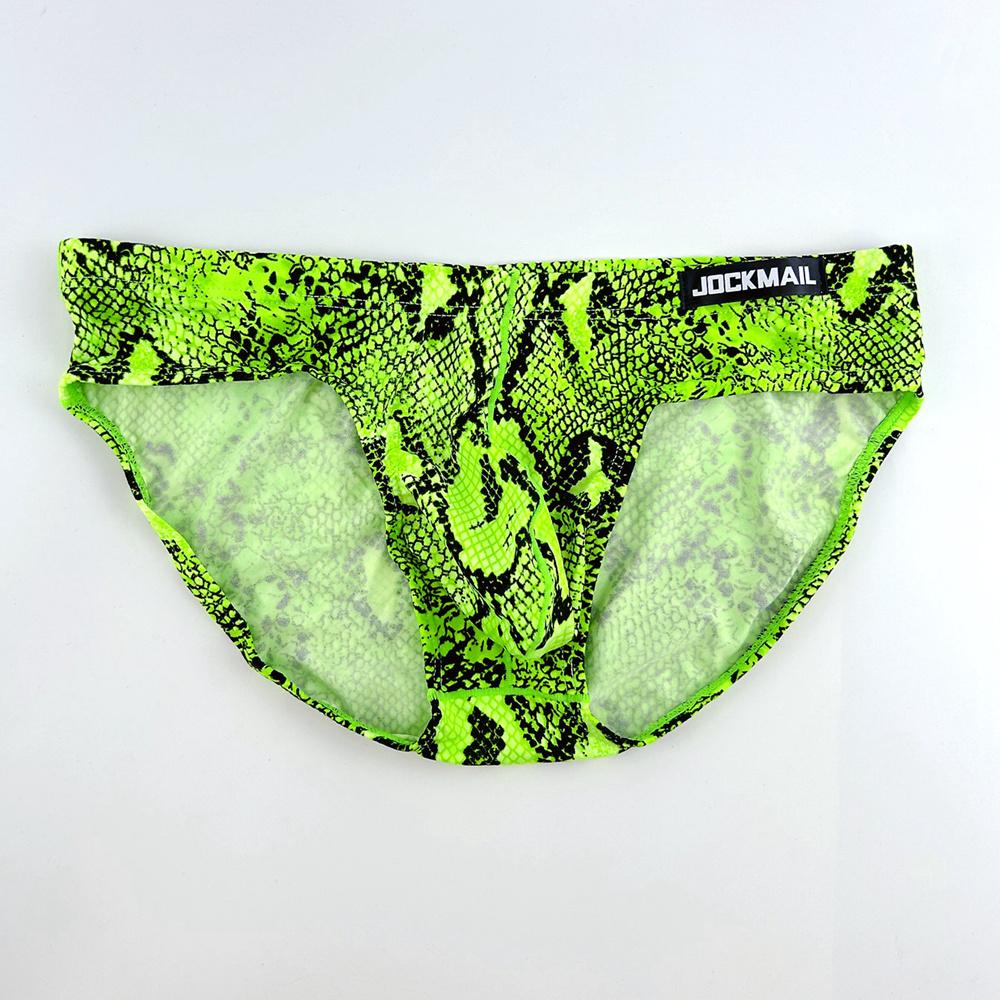 Briefs JOCKMAIL Leopard Print Sexy Low Rise Men's Underwear