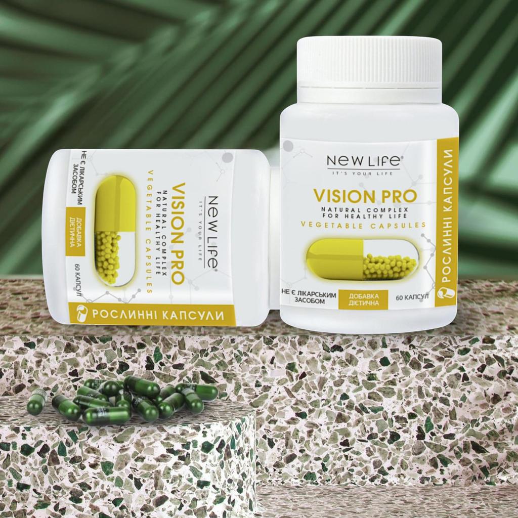 Vision Pro Lutein New Life Diyet Takviyesi (Göz Sağlığı, Görme Desteği)