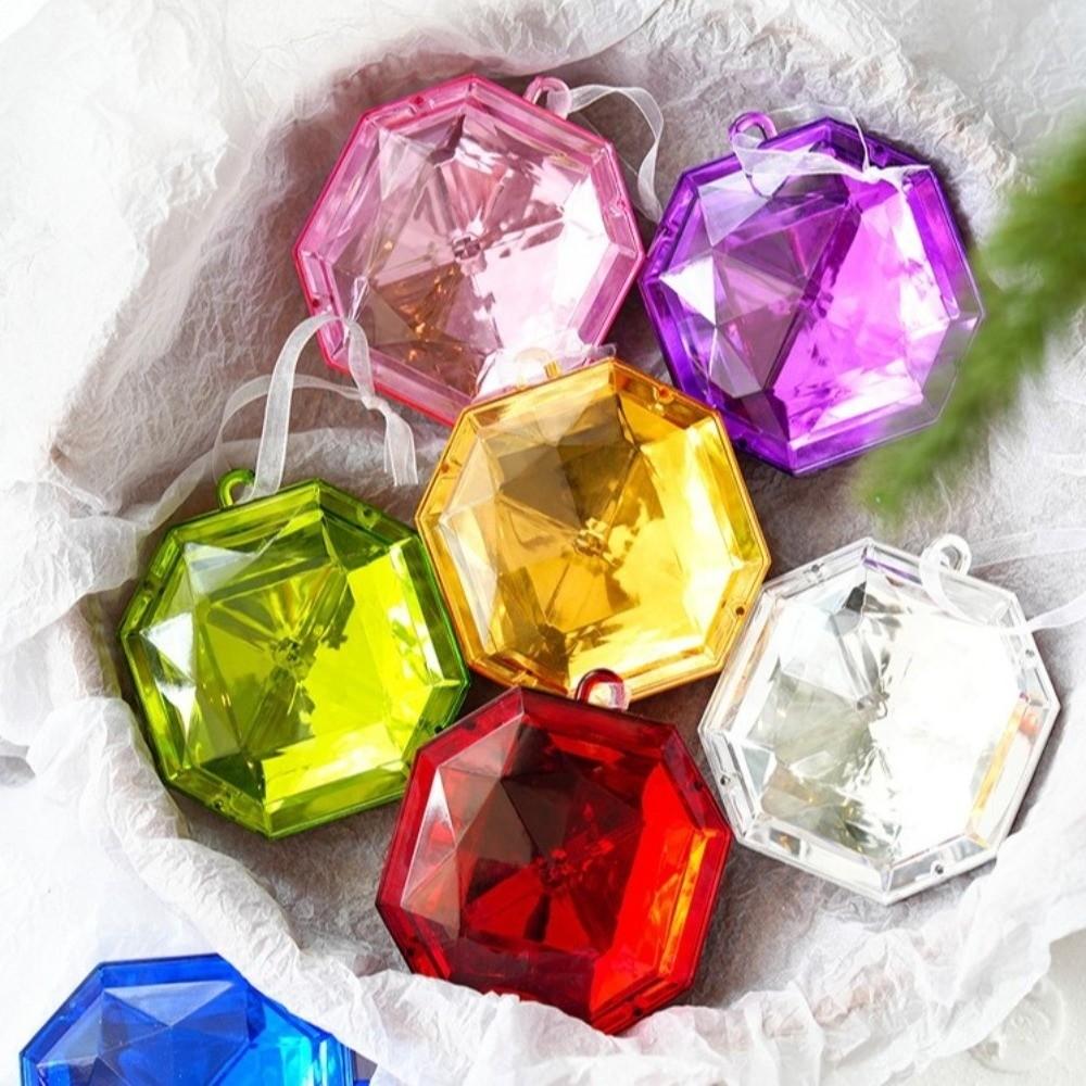 Multicolor Christmas Tree Glitter Gemstone Holiday Ornaments Holiday Decorations