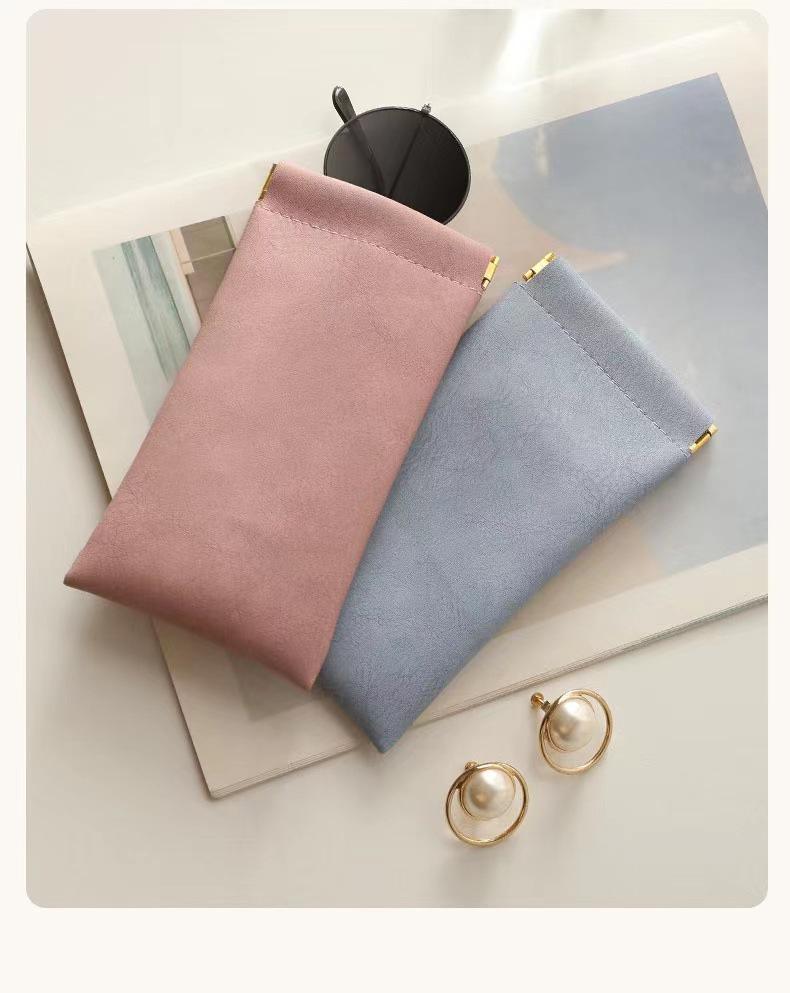 

Автоматически закрывающийся кожаный чехол для солнцезащитных очков для мужчин и женщин 9x18 cm