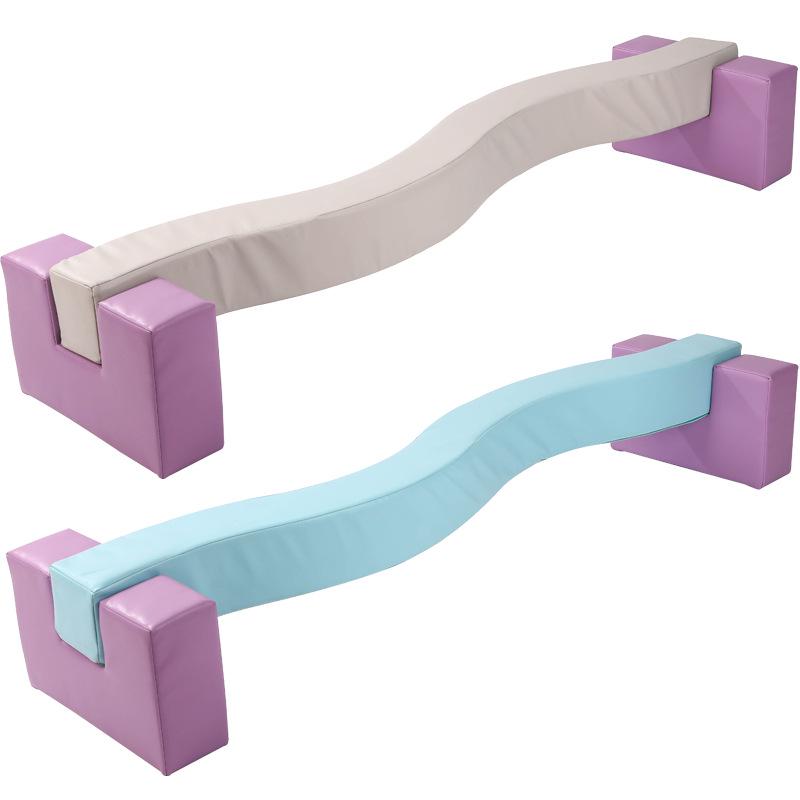 S-Shaped Balance Beam for Children's Sensory Integration & Fitness