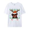 Classic Tshirt Ugly Christmas Rottweiler Reindeer Tshirt For Unisex Printed T Shirt Cotton Green And White Graphic T Shirt