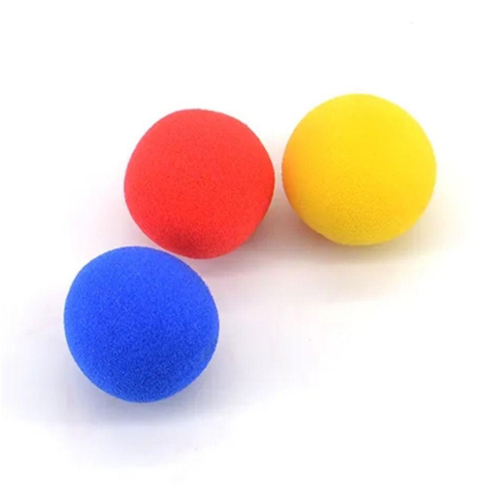 Super Soft Sponge Magic Tricks Gimmick Red Sponge Ball Children Finger Sponge Ball  Close-up