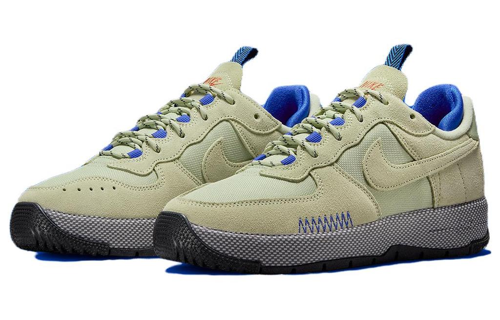 Nike Air Force 1 Wild Olive Aura Aquarius Blue Ashen Slate Racer Blue Women's FB2348-301