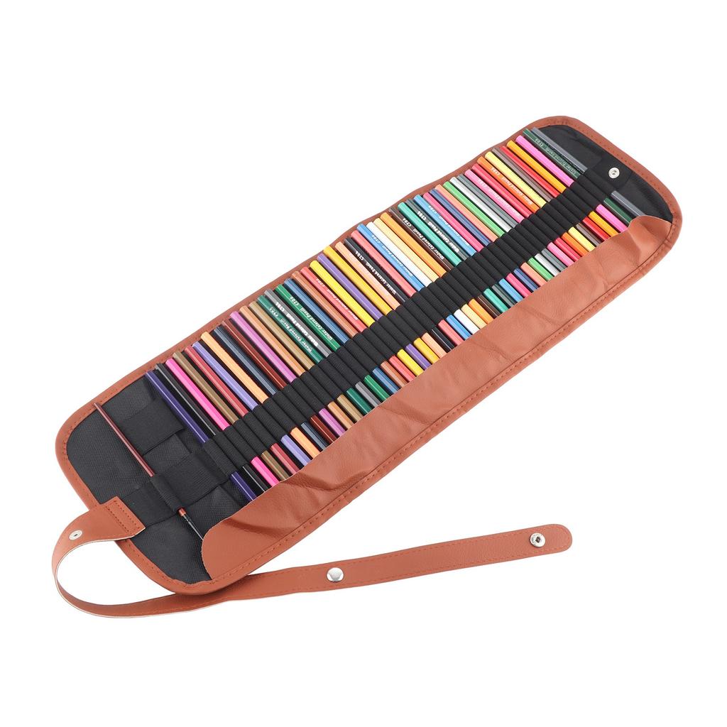 Colored Pencils 48 Colors Hexagonal Pen Holder Professional Coloring Pencils for Sketching Color