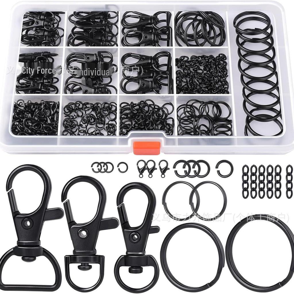 265PCS Keyring Clip & Lobster Clasp DIY Kit