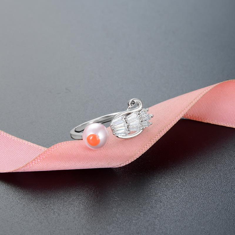 Lindon Classic 925 Sterling Silver Zirkonový prsten Dámské šperky Svatební slib Dárek na párty