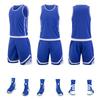 Mens Basketball Uniform Set Sleeveless Single Shoulder Jersey Shorts Quick Dry Breathable Sweat Absorbent Adult Sports Wear