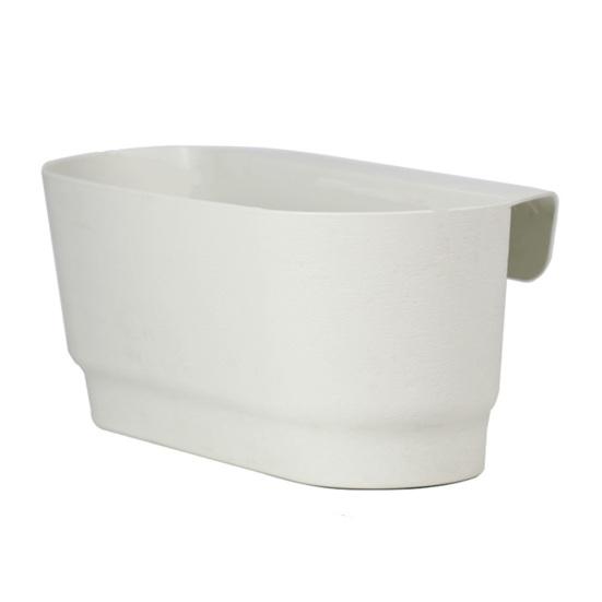 Vaso da fiori sospeso Grande capacità Resistenza agli urti Design del foro di scarico Contenitore per piante Vaso da fiori Forniture da giardino