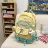 Schoolbag contrasting color simple schoolbag women's 1011 new Korean version ins high-quality backpack for primary and secondary school students