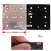 Sanding Pad 1 Pcs 100*110mm Aluminum Plate PU Foam