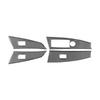 Carbon Fiber Car Power Window Switch Lifter Buttons Panel Interior Decoration Sticker Accessories For BMW 5 Series E60 2004-2007