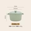 Ceramic Soothie Cover Frey Baking Bowl Water Steamed Egg Bowl Air Fryer Baking Bowl Stewed Egg Binaural Cup Baking Bowl Sweet Bowl