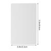 100Pcs Thick Metal Business Card Blanks Aluminum Alloy Name Cards for Sublimation Laser Engraving DIY Personalized Cards