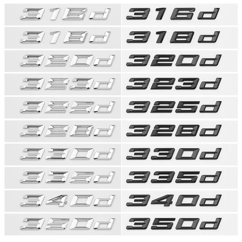 316d 318d 320d 323d 325d 328d 330d 335d 340d 350d Emblem Sticker for BMW Serie 3 E90 E91 E92 F30 F31 F34 G20 G21