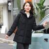 Padded Jacket Winter Down Mother Fashion Plus Size Loose Thick Hooded Padded Jacket
