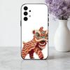 C-Chinese L-lion D-dance Phone Case For Samsung Galaxy A73,A72,A71,A70,A53,A52,A51,Others Soft Black Cover