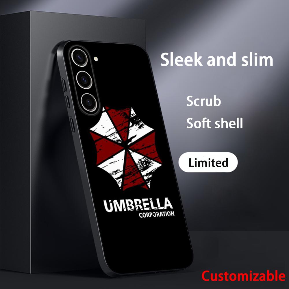 Classic Evil Umbrella cool pattern design Phone Case For Samsung Galaxy S26 S25 S24 S23 S22 S21 Plus Ultra Note20 Soft Black