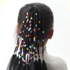 Cute Kids Braided Hair Rope Natural Girls Ponytail Headbands Children Wig Braids  Daily Use