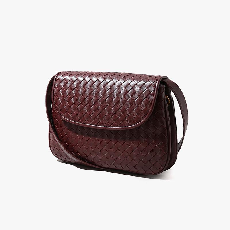 

Luxury Sheepskin Woven Bags for Women - Trendy Autumn & Winter Genuine Leather Tote