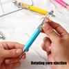 Yousheng Ballpoint Pen 1.0mm Smooth Black Ink Pen Ergonomic Grip Unique Floating Liquid Desk Pen Relaxing Stress Relief Gift for Office Journaling