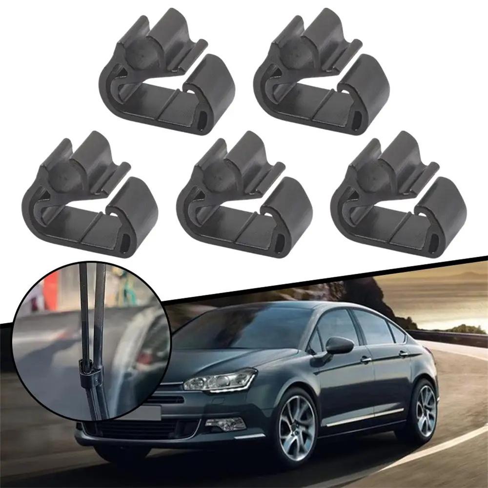 5pcs Wiper Arm Spray Hose Clip For Peugeot 3008 5008 408x Citroen C5 Aircross