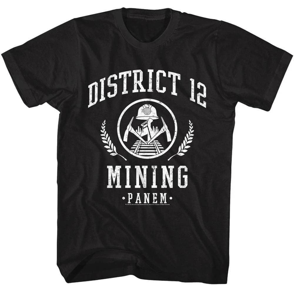 

Hunger Games District 12 Mining Panem Men s T Shirt XL