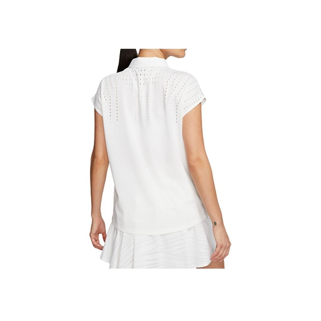 Nike Golf Flex Solid Quick-Dry Polo Shirt Women Tops White CI9830-100