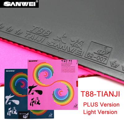 GOMA PARA PING-PONGOS DE MESA SANWEI TAIJI PLUS/LINHT VERSION Goma para tenis de mesa aprobada por la ITTF 40+ (Medio pegajoso) Goma de ping pong