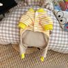 Winter and Autumn Dog Four-legged Clothes, Pet Cat Clothes, Small Medium-sized Puppies' Thick and Warm Sleeping Clothes