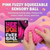 NeeDoh Fuzz Ball Wonder Waves, Sensory Fidget Squeeze Squishy Stress Reliever Toy for Anxiety Relief & Focus