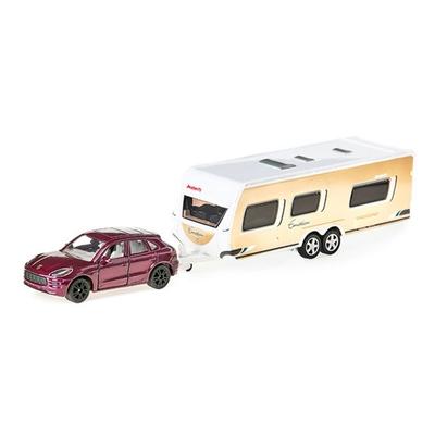 [SIKU] Car and Camping Car SK2542, 255x115x59mm Korean Toy