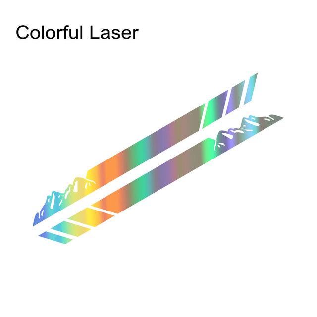 Pickup Door Side Decals For VW Amarok Chevrolet Colorado Isuzu D-Max Car Stickers Truck Stripes Vinyl Decor Cover Accessories