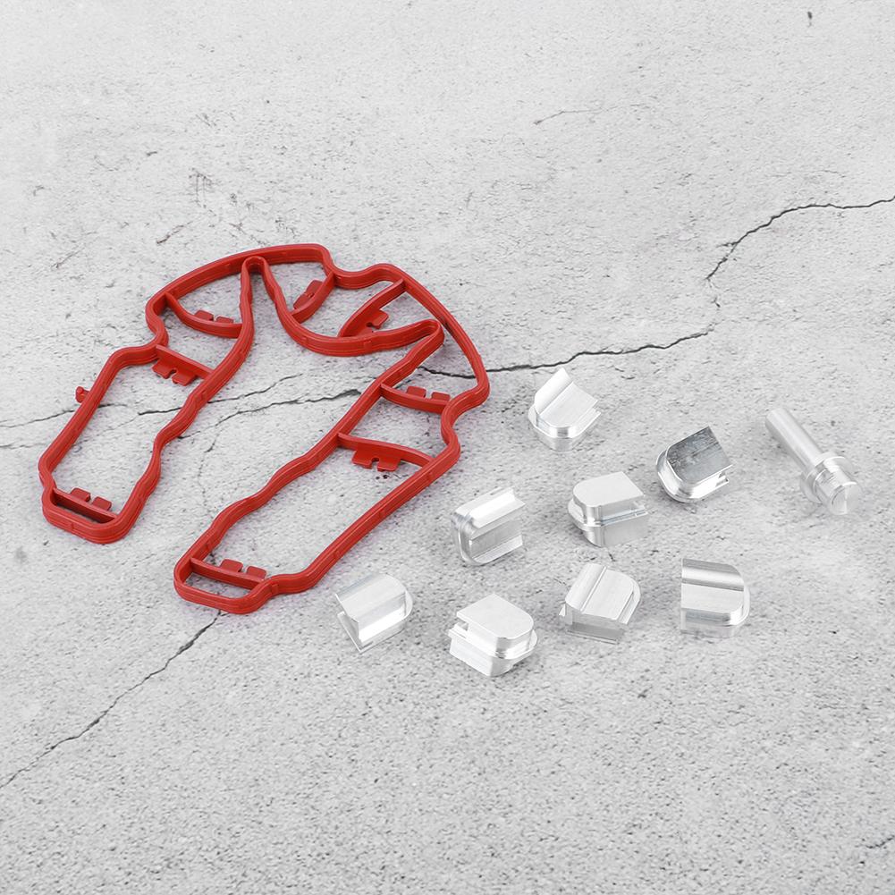 Aluminium Alloy Intake Manifold Delete Kit  Runner Flap Delete Removal Fit for TT A3 A4 2.0T FSI EA113 Engines