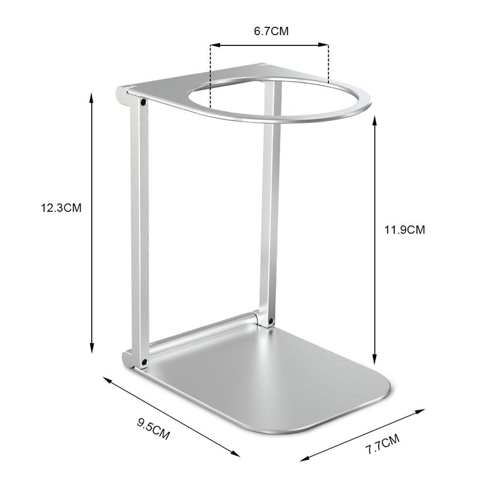 Aluminiumlegering Koffiefilterhouder Multifunctionele Espresso Dripper Stand Lichtgewicht Ondersteuningsstandaard voor Buitenreizen Gebruiksgereedschap