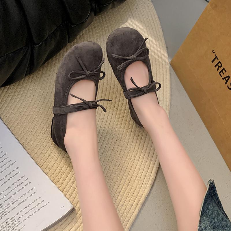 Bow Ballet Shoes Red Flat Shoes Shoes Women's Skirts Mary Jane Shoes