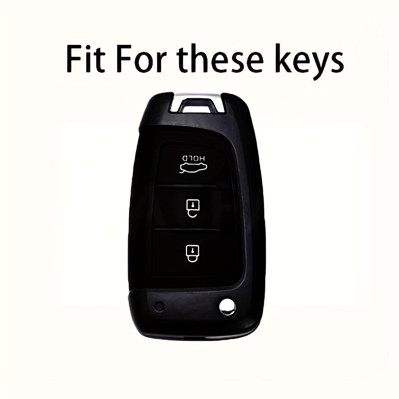 Black Warrior Style Tpu Car Key Case Cover For Hyundai Elantra Solaris Tucson I30 I35 I40 Kona Genesis Santa Fe Azera