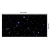 3x6m LED Star Curtain Backdrop, 360 LEDs DMX Remote Control Black Velvet Light Display for Stage Wedding Party Photo Background