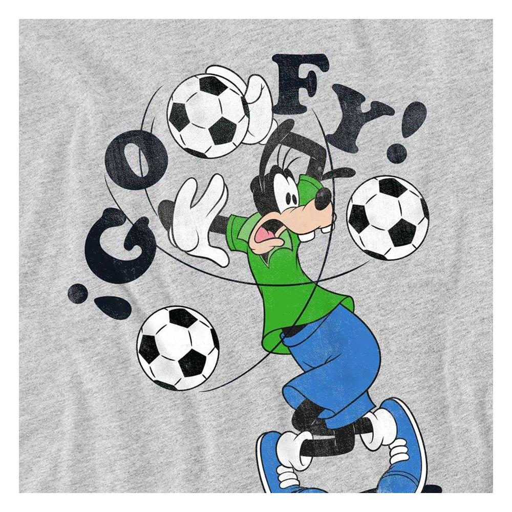Disney Unisex Adult Goofy Football Midweight T-Shirt