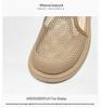 Women's 2024 Summer Mesh Closed-Toe Flat Sandals: Versatile Round-Toe Fishnet Mary Janes