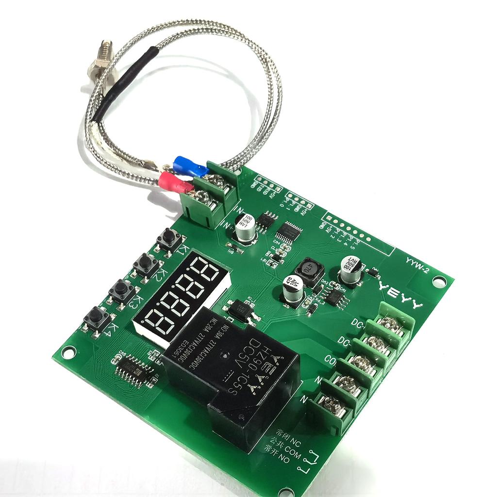 Mini LED Temperature Controller Module 0 1000 Celsius  Temp Control Switch Board with K Type Sensor Probe