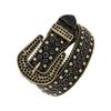 Unisex Rhinestone Waist Belts for Jeans Glitter Belt for Woman Cowboy Cowgirl Teens Female Jeans Skirt Waistband