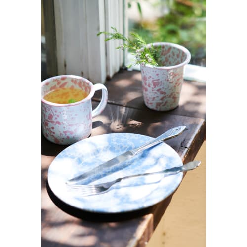 CROW CANYON HOME Mug, Break-Resistant, Lightweight, Enamel, Dishwasher-Safe, Stylish, Cute, Founded In 1977, Yellow, 345ml