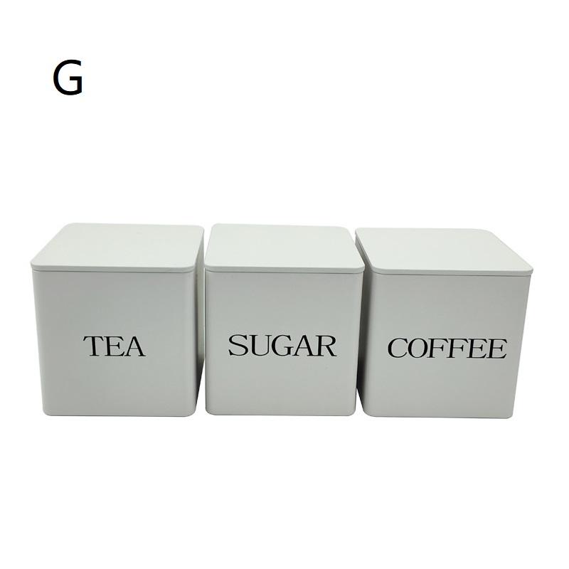 3 Stück 1L Kaffeebohnen Vorratsdosen Tee Zucker Vakuumversiegelte Gläser Eisen Vorratsdosen Hitze Küche Creme Dose Luftdichter Deckel